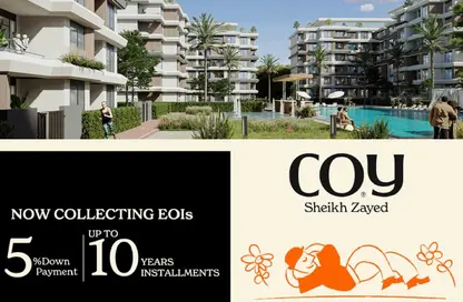 Apartment - 2 Bedrooms - 2 Bathrooms for sale in Sheikh Zayed City - Giza