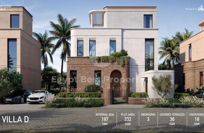 Twin House - 4 Bedrooms - 4 Bathrooms for sale in Crescent Walk - 5th Settlement Compounds - The 5th Settlement - New Cairo City - Cairo