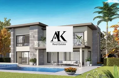 Villa - 4 Bedrooms - 4 Bathrooms for sale in Swan Lake Residence - 5th Settlement Compounds - The 5th Settlement - New Cairo City - Cairo