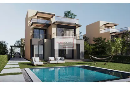 Townhouse - 3 Bedrooms - 4 Bathrooms for sale in Palm Hills Golf Extension - Al Wahat Road - 6 October City - Giza