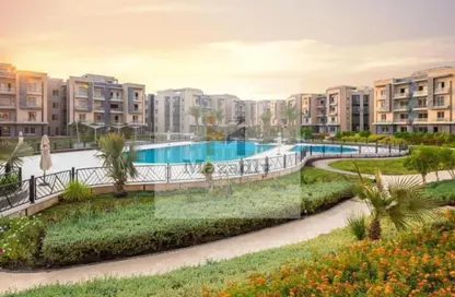 Apartment - 2 Bedrooms - 2 Bathrooms for sale in Galleria Moon Valley - South Investors Area - New Cairo City - Cairo