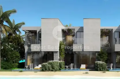 Chalet - 2 Bedrooms - 3 Bathrooms for sale in Azha North - Ras Al Hekma - North Coast