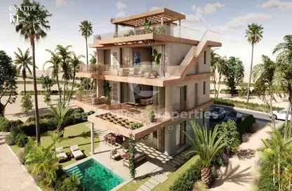 Chalet - 2 Bedrooms - 3 Bathrooms for sale in Ramla Lakeside - Qesm Ad Dabaah - North Coast