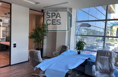Office Space - Studio - 1 Bathroom for rent in Bank Center Street - South Teseen St. - The 5th Settlement - New Cairo City - Cairo