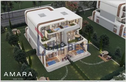 Apartment - 2 Bedrooms - 2 Bathrooms for sale in Amara - El Lotus - New Cairo City - Cairo