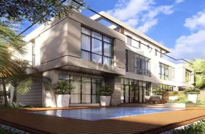 Twin House - 4 Bedrooms - 4 Bathrooms for sale in Saada Compound - New Cairo City - Cairo