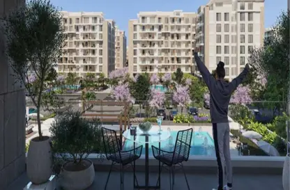 Apartment - 2 Bedrooms - 2 Bathrooms for sale in El Patio Riva - The 6th Settlement - New Cairo City - Cairo
