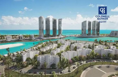Chalet - 3 Bedrooms - 2 Bathrooms for sale in Palm Hills New Alamein - New Alamein City - Al Alamein - North Coast