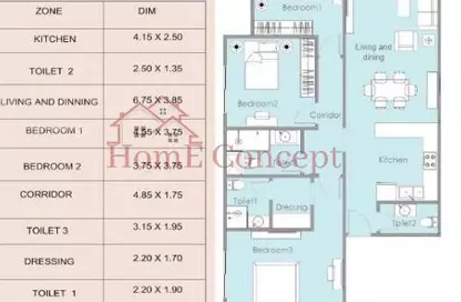 Apartment - 3 Bedrooms - 2 Bathrooms for sale in Boyot Compound - New Mansoura - Al Daqahlya