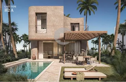 Villa - 4 Bedrooms - 3 Bathrooms for sale in Ramla Lakeside - Qesm Ad Dabaah - North Coast