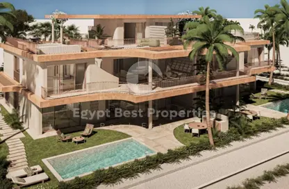 Chalet - 3 Bedrooms - 3 Bathrooms for sale in Ramla Lakeside - Qesm Ad Dabaah - North Coast