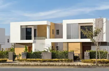 Twin House - 3 Bedrooms - 3 Bathrooms for sale in Solana - New Zayed City - Sheikh Zayed City - Giza