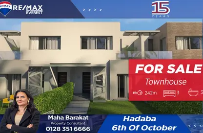 Townhouse - 3 Bedrooms - 3 Bathrooms for sale in Hadaba - Fayoum Desert road - 6 October City - Giza