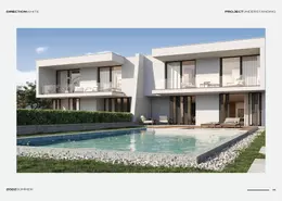 Twin House - 5 Bedrooms - 5 Bathrooms for sale in Direction White - Ras Al Hekma - North Coast