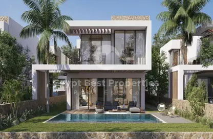 Twin House - 4 Bedrooms - 4 Bathrooms for sale in Azha North - Ras Al Hekma - North Coast