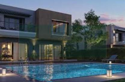 Townhouse - 4 Bedrooms - 4 Bathrooms for sale in Swan Lake Residence - 5th Settlement Compounds - The 5th Settlement - New Cairo City - Cairo