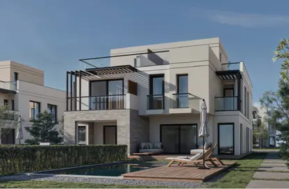 Twin House - 3 Bedrooms - 3 Bathrooms for sale in District 5 - 5th Settlement Compounds - The 5th Settlement - New Cairo City - Cairo