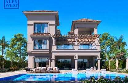 فيلا - 4 غرف نوم - 4 حمامات للبيع في اليكس ويست - كمبوندات الاسكندرية - الاسكندرية