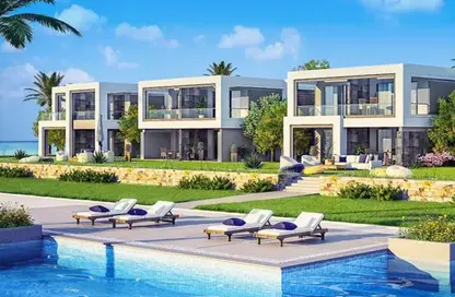 Chalet - 4 Bedrooms - 4 Bathrooms for sale in Azha North - Ras Al Hekma - North Coast