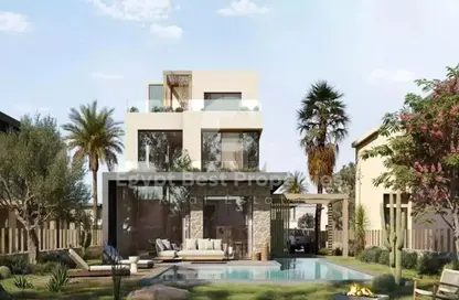 Chalet - 2 Bedrooms - 2 Bathrooms for sale in Marsa Baghush - Qesm Marsa Matrouh - North Coast