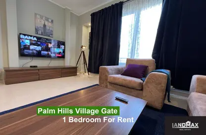 Apartment - Studio - 1 Bathroom for rent in Palm Hills Village Gate - South Investors Area - New Cairo City - Cairo