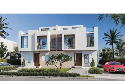 Twin House - 4 Bedrooms - 3 Bathrooms for sale in Majorelle - New Zayed City - Sheikh Zayed City - Giza