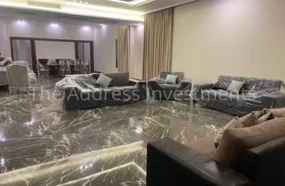 Apartment - 5 Bedrooms - 6 Bathrooms for rent in El Diplomaseen - The 5th Settlement - New Cairo City - Cairo