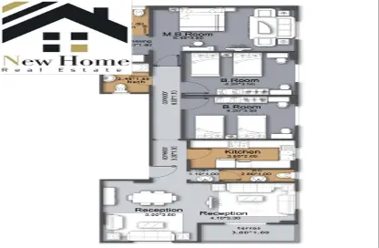 Apartment - 3 Bedrooms - 3 Bathrooms for sale in North Rehab - New Cairo City - Cairo