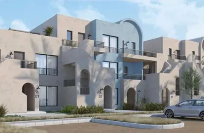 Chalet - 2 Bedrooms - 2 Bathrooms for sale in Kamaran - Al Gouna - Hurghada - Red Sea