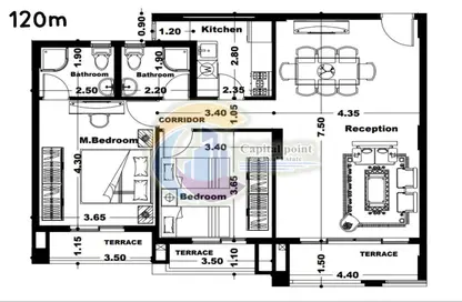 Apartment - 2 Bedrooms - 2 Bathrooms for sale in City Oval - New Capital Compounds - New Capital City - Cairo