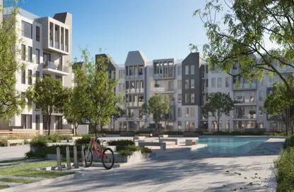 Apartment - 2 Bedrooms - 3 Bathrooms for sale in Rivers - New Zayed City - Sheikh Zayed City - Giza