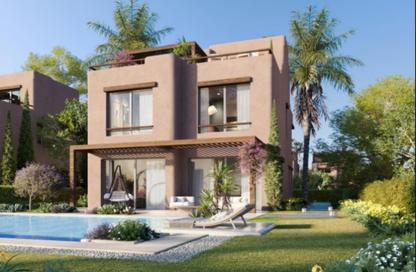 شاليه - 5 غرف نوم - 5 حمامات للبيع في هاسيندا ويست - راس الحكمة - الساحل الشمالي