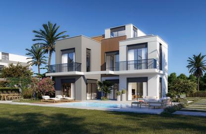 Villa - 4 Bedrooms - 4 Bathrooms for sale in Lake West - Sheikh Zayed Compounds - Sheikh Zayed City - Giza
