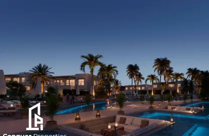 Chalet - 2 Bedrooms - 3 Bathrooms for sale in Hacienda West - Ras Al Hekma - North Coast Chalet - 2 Bedrooms - 3 Bathrooms for sale in Hacienda West - Ras Al Hekma - North Coast