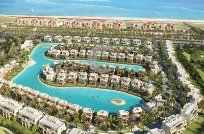 Chalet - 2 Bedrooms - 3 Bathrooms for sale in Swan Lake - Qesm Ad Dabaah - North Coast