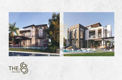 تاون هاوس - 3 غرف نوم - 3 حمامات للبيع في ذا 8 - مدينة زايد الجديدة - الشيخ زايد - الجيزة