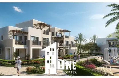 Townhouse - 4 Bedrooms - 4 Bathrooms for sale in Marassi - Sidi Abdel Rahman - North Coast