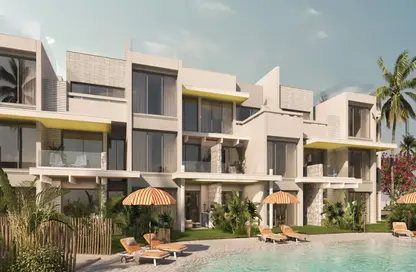 Chalet - 2 Bedrooms - 2 Bathrooms for sale in The Med - Ras Al Hekma - North Coast