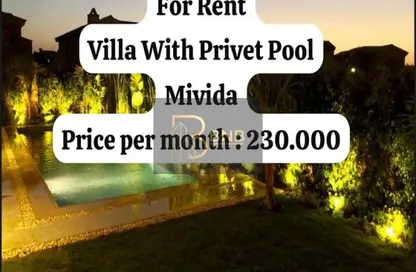 Villa - 4 Bedrooms - 5 Bathrooms for rent in Mivida - 5th Settlement Compounds - The 5th Settlement - New Cairo City - Cairo