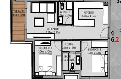 Chalet - 2 Bedrooms - 2 Bathrooms for sale in Shamasy - Sidi Abdel Rahman - North Coast