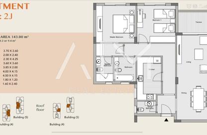 Apartment - 2 Bedrooms - 3 Bathrooms for sale in Al Burouj Compound - El Shorouk Compounds - Shorouk City - Cairo