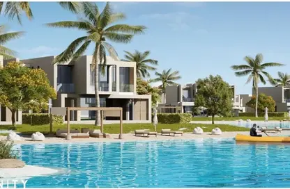 Chalet - 3 Bedrooms - 3 Bathrooms for sale in Azha North - Ras Al Hekma - North Coast