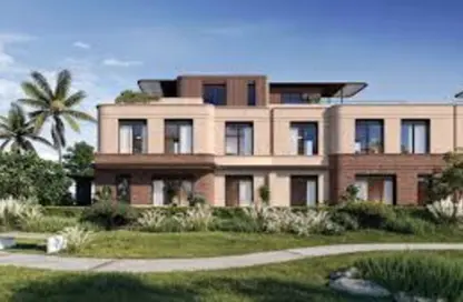Twin House - 3 Bedrooms - 4 Bathrooms for sale in Crescent Walk - 5th Settlement Compounds - The 5th Settlement - New Cairo City - Cairo