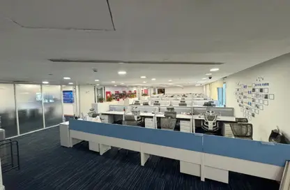 Office Space - Studio - 2 Bathrooms for rent in Bank Center Street - South Teseen St. - The 5th Settlement - New Cairo City - Cairo