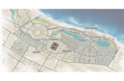 محل - استوديو - 1 حمام للبيع في الداون تاون - مدينة العلمين الجديدة - العلمين - الساحل الشمالي