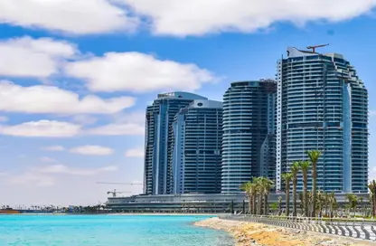 Apartment - 2 Bedrooms - 2 Bathrooms for sale in The Gate Towers - New Alamein City - Al Alamein - North Coast