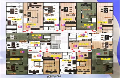 Apartment - 3 Bedrooms - 2 Bathrooms for sale in Gate 4 - Mena - Hadayek El Ahram - Giza