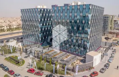 Office Space - Studio - 2 Bathrooms for rent in Cairo Business Plaza - North Teseen St. - The 5th Settlement - New Cairo City - Cairo