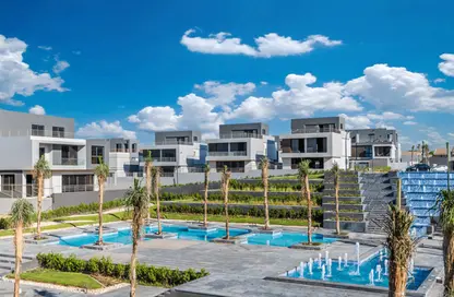 Twin House - 4 Bedrooms - 4 Bathrooms for sale in Patio Al Zahraa - Sheikh Zayed Compounds - Sheikh Zayed City - Giza