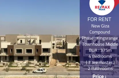 Townhouse - 4 Bedrooms - 5 Bathrooms for rent in New Giza - Cairo Alexandria Desert Road - 6 October City - Giza